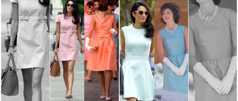 10 Photos To Prove that Amal Clooney is Jackie Kennedy’s Style Doppelgänger