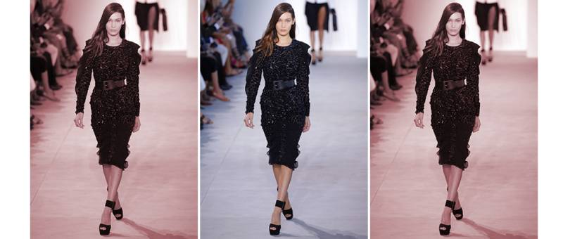 Bella Hadid Falls On The Michael Kors Runway, but Recovers With A Smile