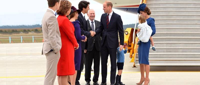 Prince William and Kate Meet The Trudeaus