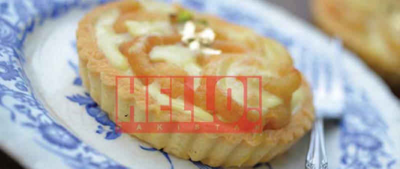 Jalebi and Saffron Crème Tartlettes