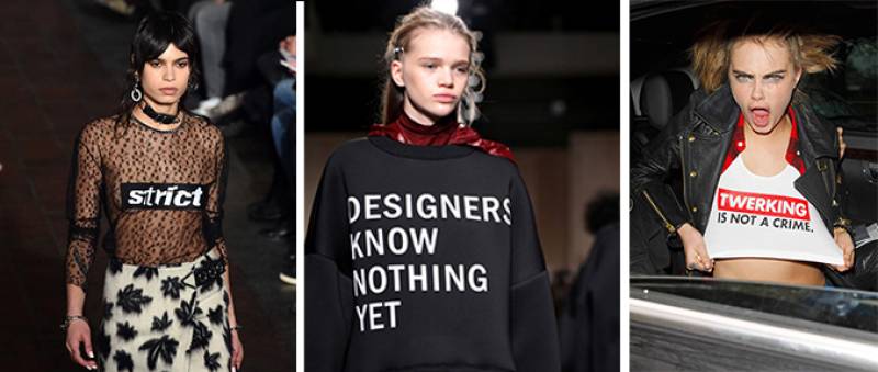 Say It With Words: The Rise (and Rise) of The Slogan T Shirt