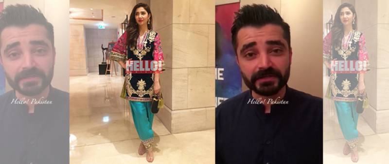 Hamza Ali Abbasi and Mahira Khan at Shaukat Khanum Fundraiser in Dubai