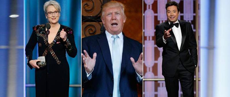 Hollywood Actors Slam Donald Trump at Golden Globes Awards