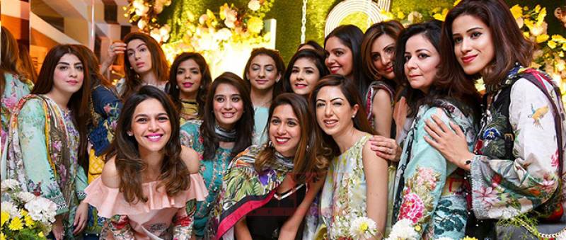 Saira and Shakira's Crimson Luxury Lawn Launch