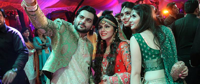 Amile and Anum: Wedding Belles At Sangeet