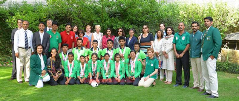 Austrian Ambassador's Reception In Honour Of Pakistan Special Olympics Team