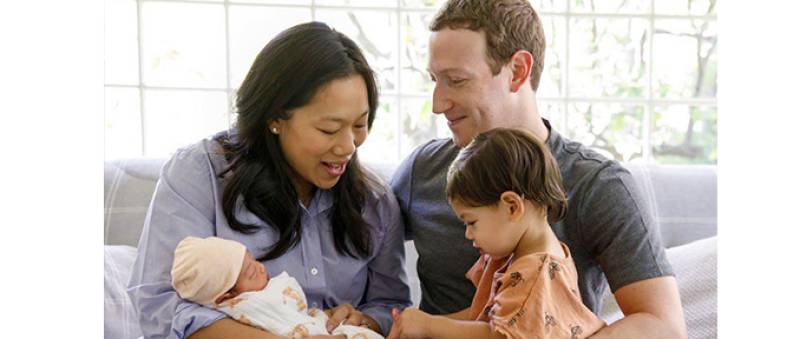 Mark Zuckerberg, Priscilla Chan Welcome Second Daughter
