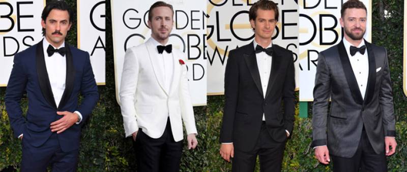 What Are Men Trying To Prove by Wearing Black to the Golden Globes?