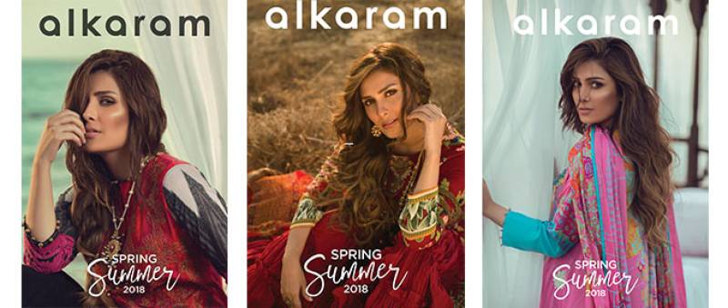 Ayeza Khan Revealed As the Face of Alkaram’s Spring/Summer 2018 Collection