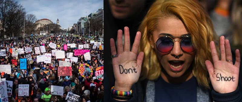 March for Our Lives: Huge Crowds Gather For Rally Against Gun Violence