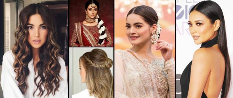 Beautiful💞 | Actress hairstyles, Pakistani wedding outfits, Hairstyle