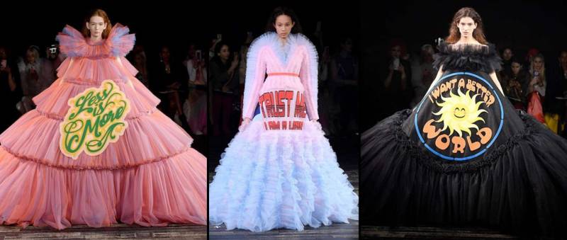 Slogan Couture Gowns Are Now A Thing