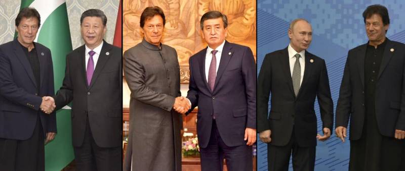 Prime Minister Imran Khan Arrives At Bishkek For SCO Summit