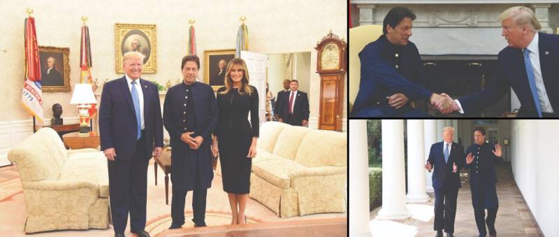Imran Khan Meets Melania And Donald Trump In Washington DC