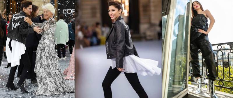 Mahira Khan Represents Pakistan At Paris Fashion Week