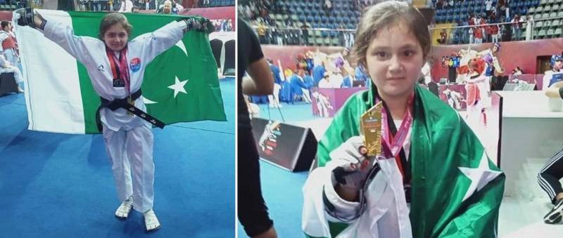 Pakistan's Youngest Girl Athlete In Taekwondo Wins Gold