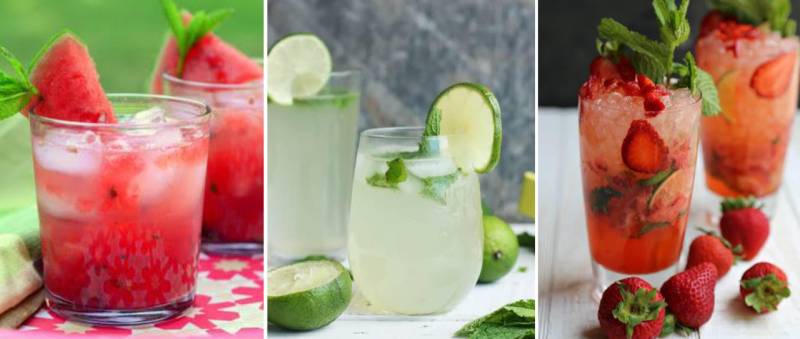 Three Easy-To-Make Virgin Mojitos