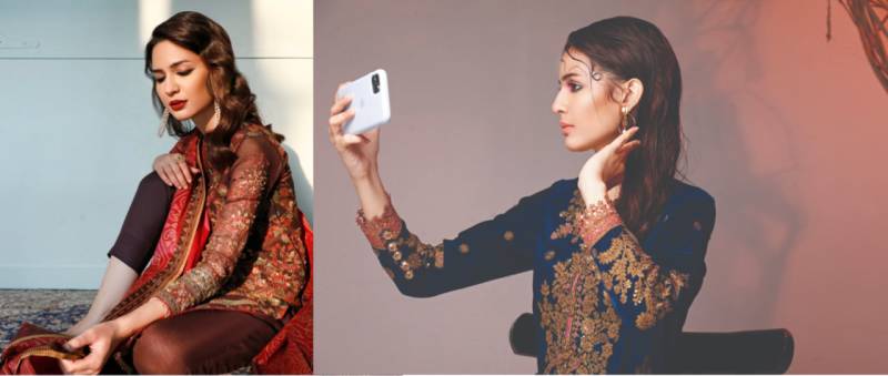 'Ek Jhoothi Love Story' Star Madiha Imam Spreading Her Wings In The Trendiest AlKaram Studio Wardrobe