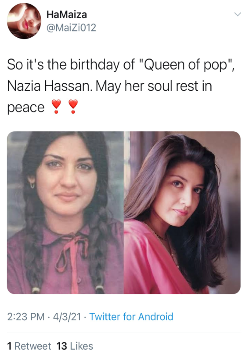 Remembering Nazia Hassan On Her 56th Birth Anniversary 