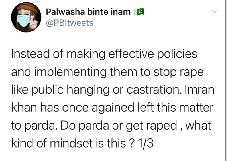 Nation Reacts To PM Imran Khan’s Sexist Statement On Rise In Rape And Sexual Violence
