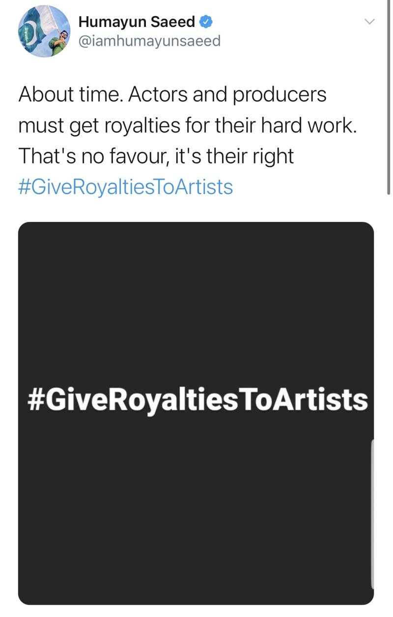 PAKISTANI CELEBRITIES LAUNCH ‘GIVE ROYALTIES TO ARTISTS CAMPAIGN’