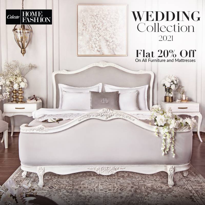 Unveil the magic of new beginnings with Celeste Home Fashion Wedding Collection 2021