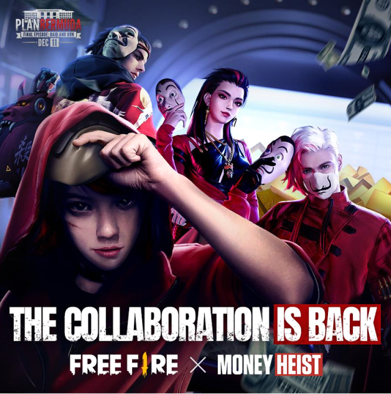 MONEY HEIST X FREE FIRE: ‘RAID & RUN’ ON THIS DECEMBER’S FINAL EPISODE 