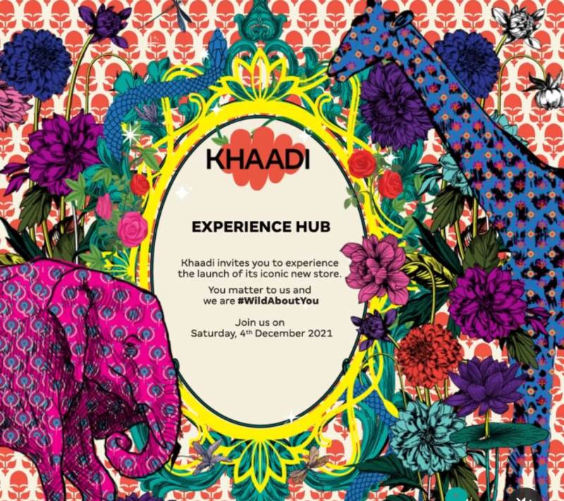 Khaadi is Wild About you and the New Experience Hub proves it