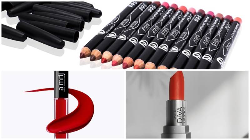 Punch your lip with Iconic Amrij shades of lipstick, lip gloss & lip pencil