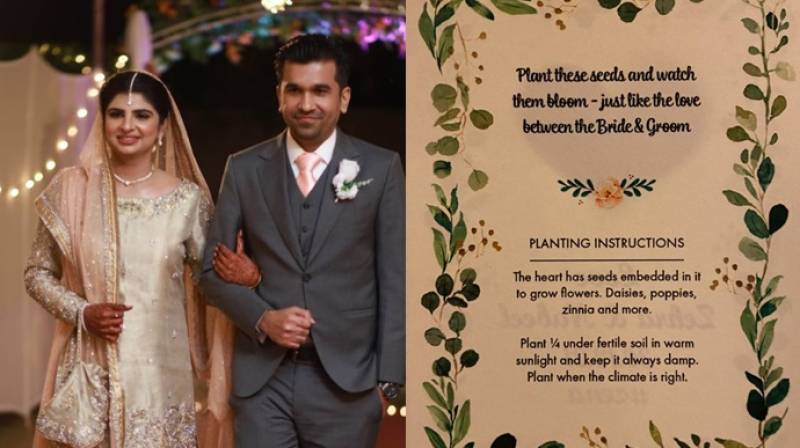 Newly Wedded Couple Zehra and Nabeel Choose Sustainability Over Theatrics 