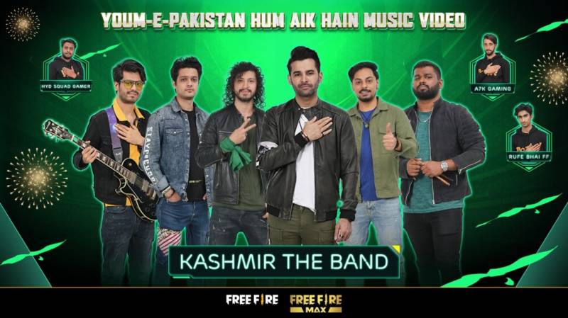 Free Fire has released yet another banger with Kashmir the Band to celebrate Youm-e-Pakistan