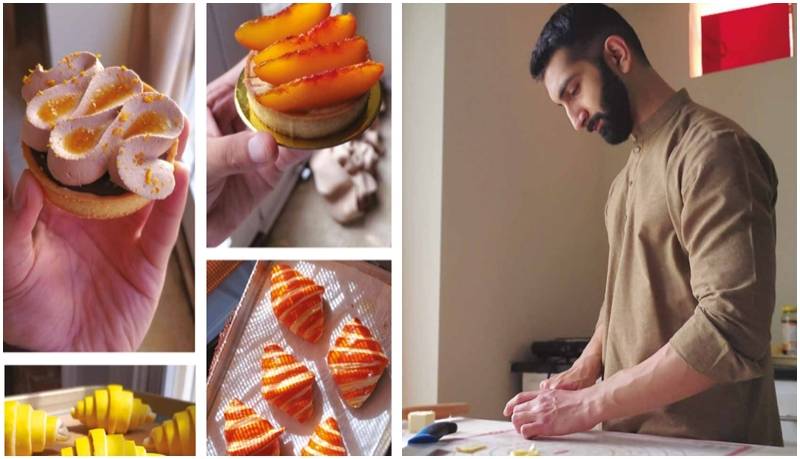 ‘I LIVE ON NOSTALGIA AND JUST THE IDEA OF LOVE AND HOW FOOD IS A STRONG MEDIUM TO EXPRESS THAT LOVE. SO I APPROACH BAKING WITH THAT MINDSET. IT’S SLOW AND DELICATE’ HAMZA GULZAR