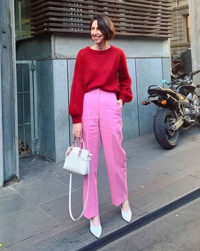 How To Wear Pink And Red Together