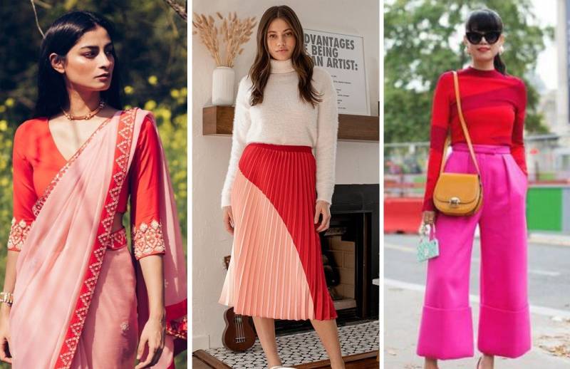 HOW TO STYLE THE PINK AND RED COLOUR COMBO THIS SEASON