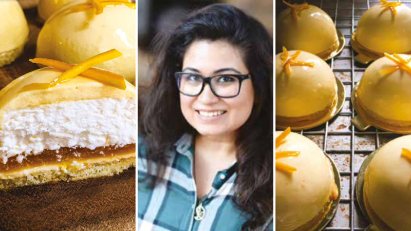 MANGO, COCONUT AND PASSION FRUIT CHEESECAKE by Tania Ahmed