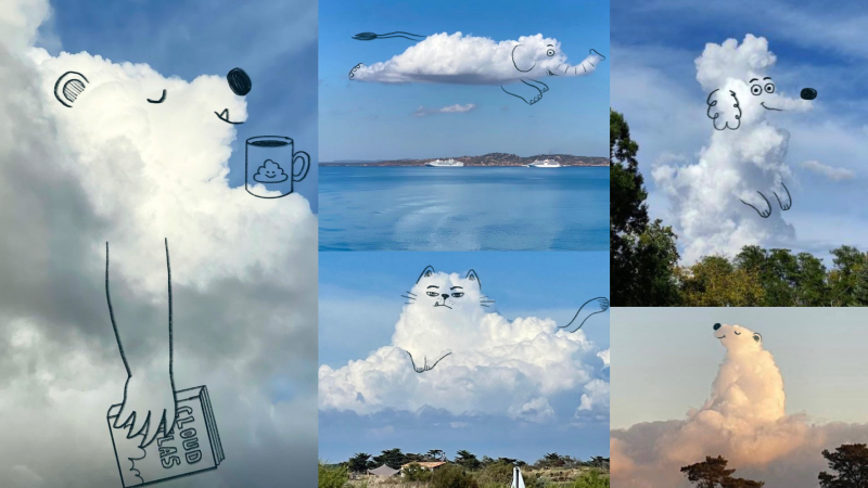weather update: you are going to see some really cute clouds