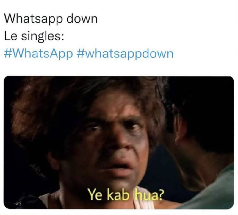 How did you find out that WhatsApp was down today? 