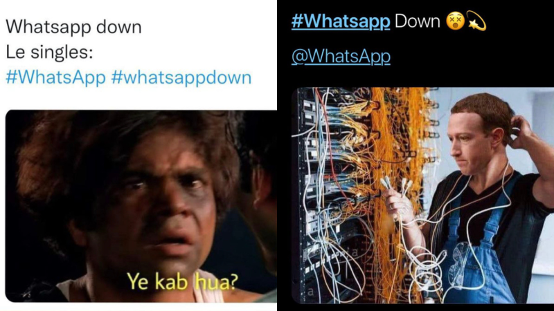 How did you find out that WhatsApp was down today? 