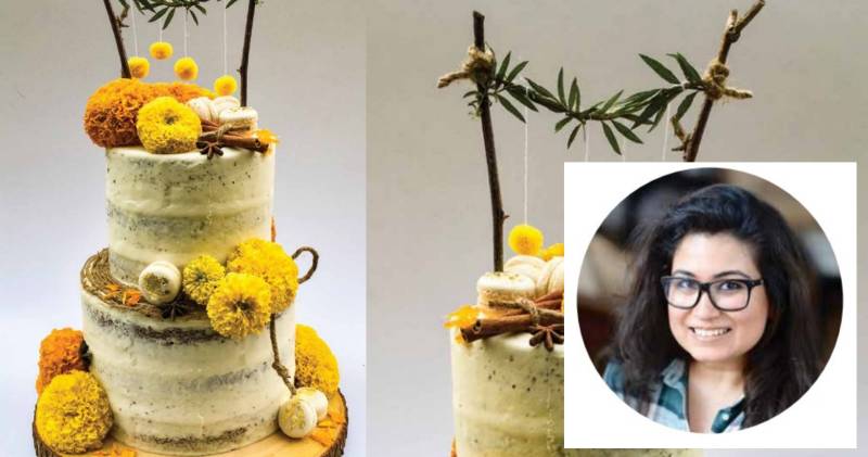 MARIGOLD WEDDING CAKE 