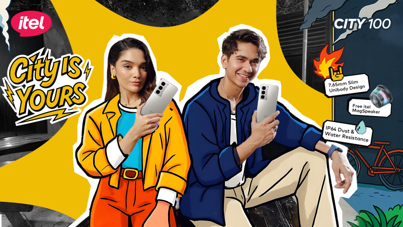 itel’s Stylish City 100 Smartphone Arrives in Pakistan, Featuring Samar Jafri & Romaisa Khan
