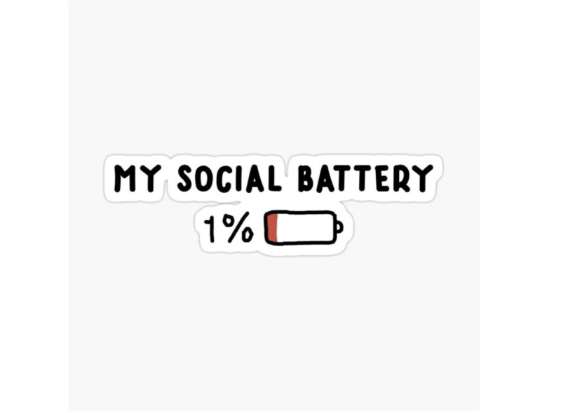 RE WOMEN EXPECTED TO NEVER HAVE A LOW SOCIAL BATTERY?