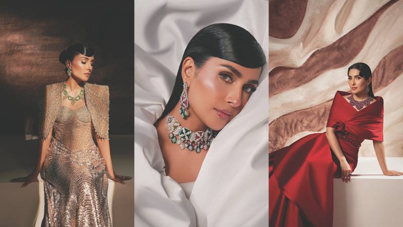 AYEZA KHAN | WHEN THE MOMENT IS YOURS | A birthday, a beginning and a woman at her strongest, wearing HANIF Jewellers 