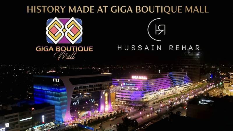 History Made at Giga Boutique Mall: Hussain Rehar Sells Out Within Two Hours on Opening Day