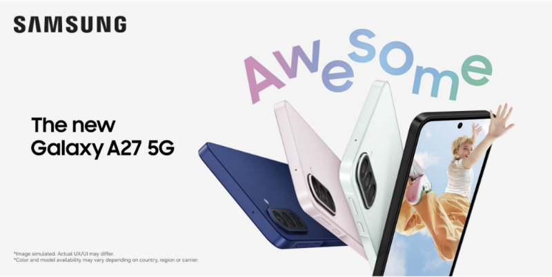 Samsung Galaxy A27 5G Brings an Immersive Display and Awesome Intelligence to More Users
