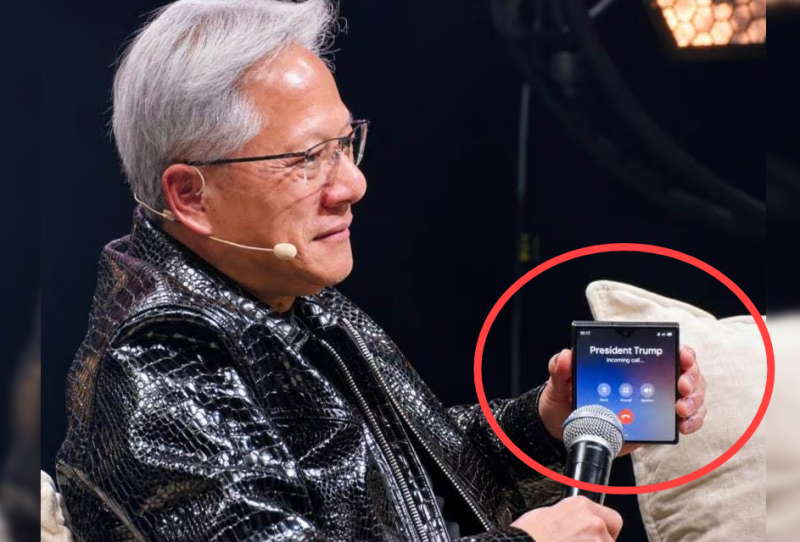 Trump's Surprise Call Reveals Nvidia CEO Uses Samsung's Galaxy Z Fold8